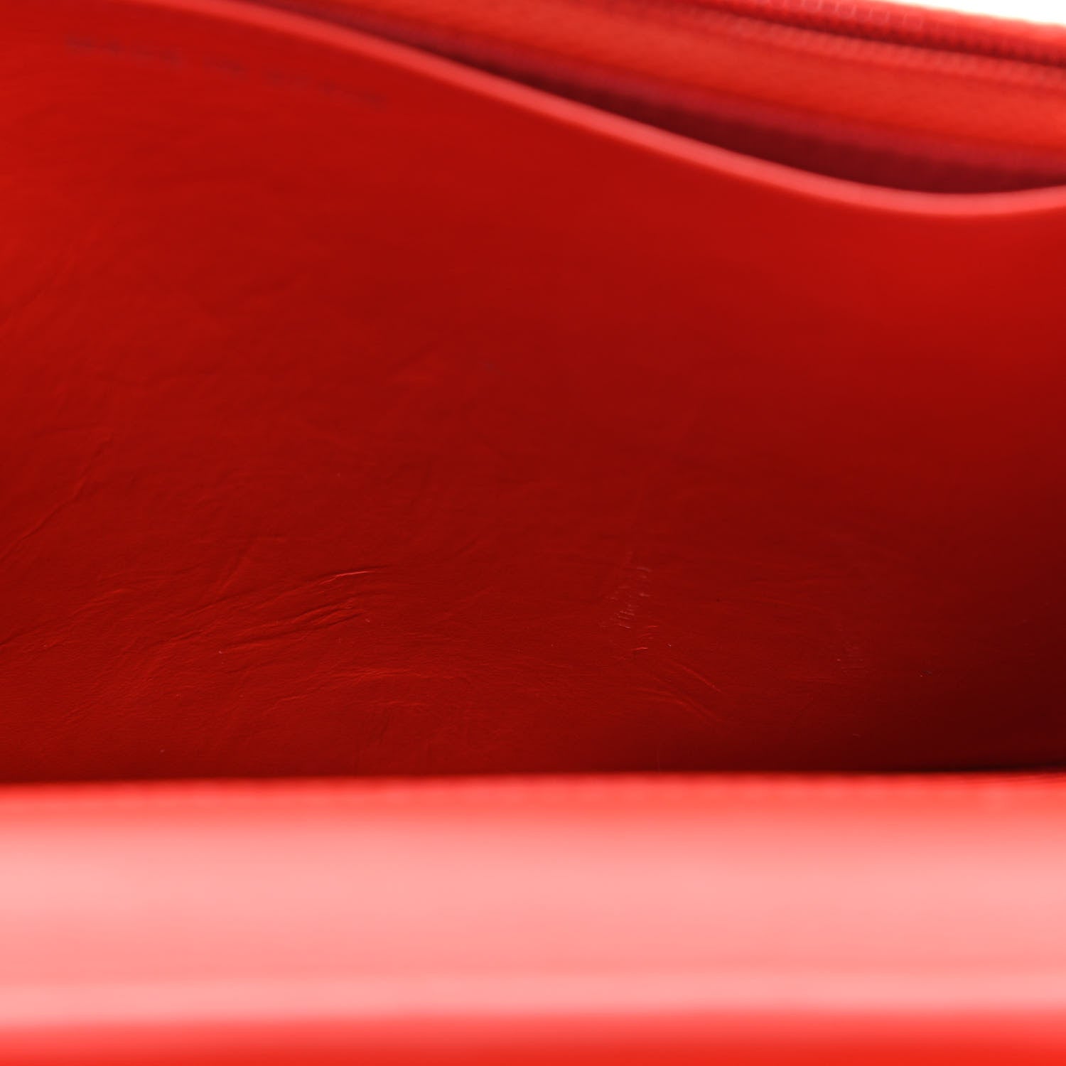 Chanel Patent Striped Wallet On Chain WOC Red 14 of 15