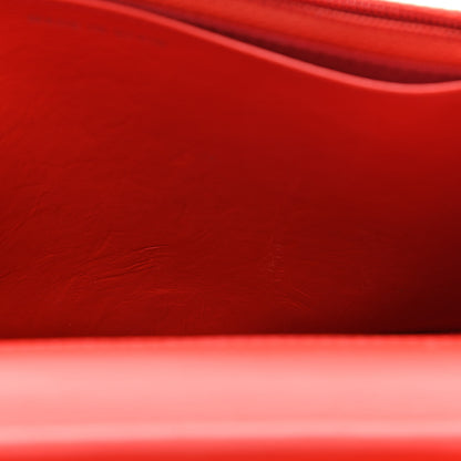 Chanel Patent Striped Wallet On Chain WOC Red 14 of 15