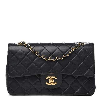 Chanel Lambskin Quilted Small Double Flap Black 1 of 15