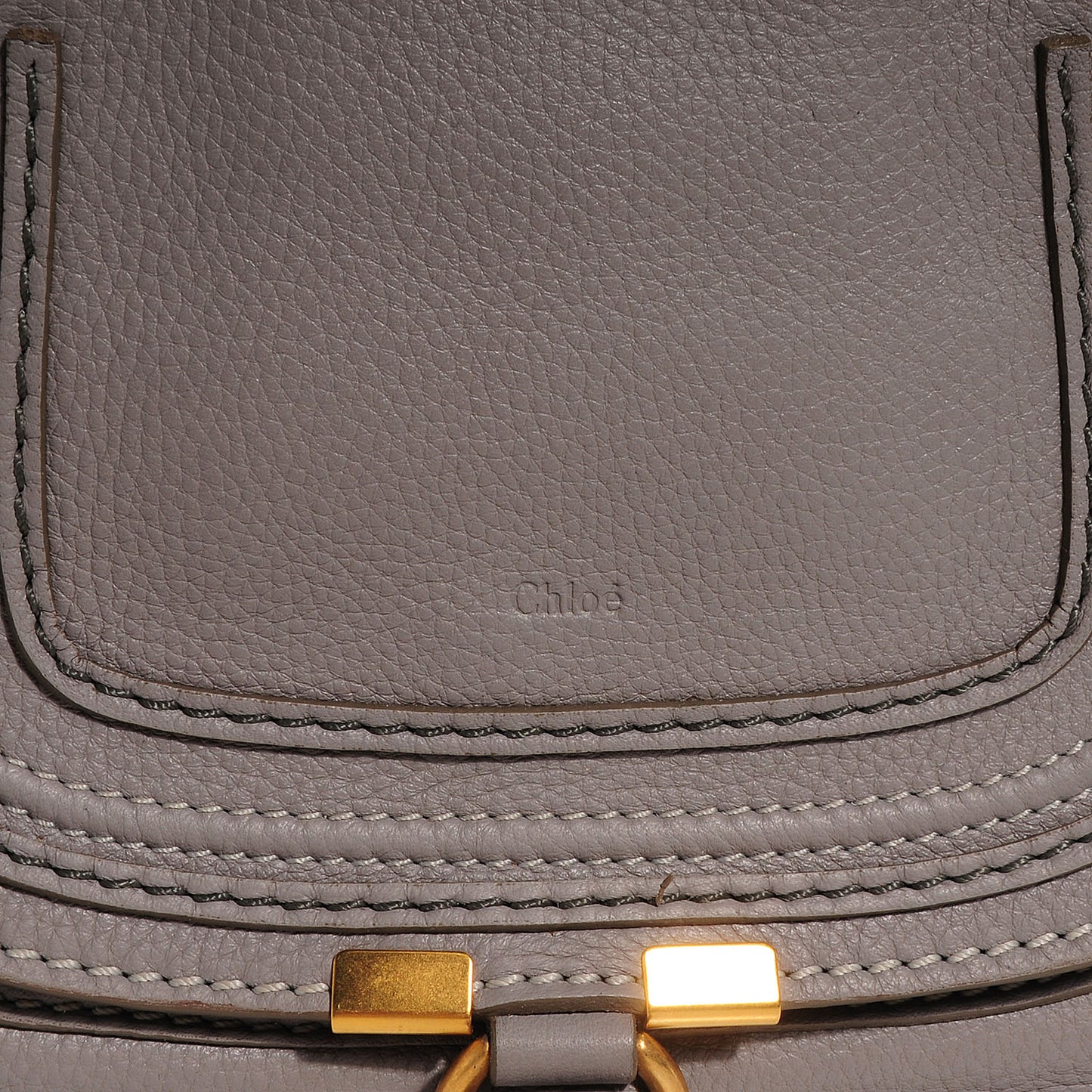 Calfskin Mini Marcie Satchel Cashmere Grey