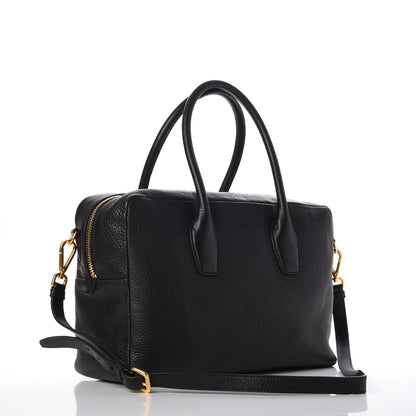 Prada Vitello Daino Bauletto Nero Black 4 of 9