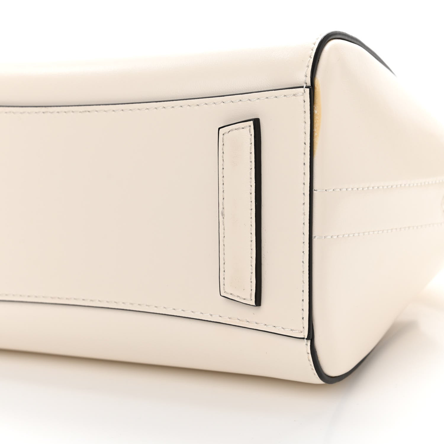 Givenchy Crinkled Patent Calfskin Mini Antigona Ivory 9 of 14