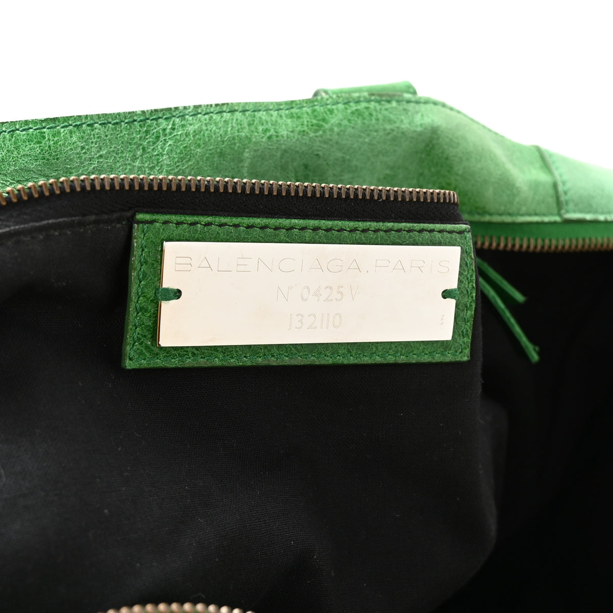 Balenciaga Agneau Classic Hardware Work Vert Gazon 7 of 11
