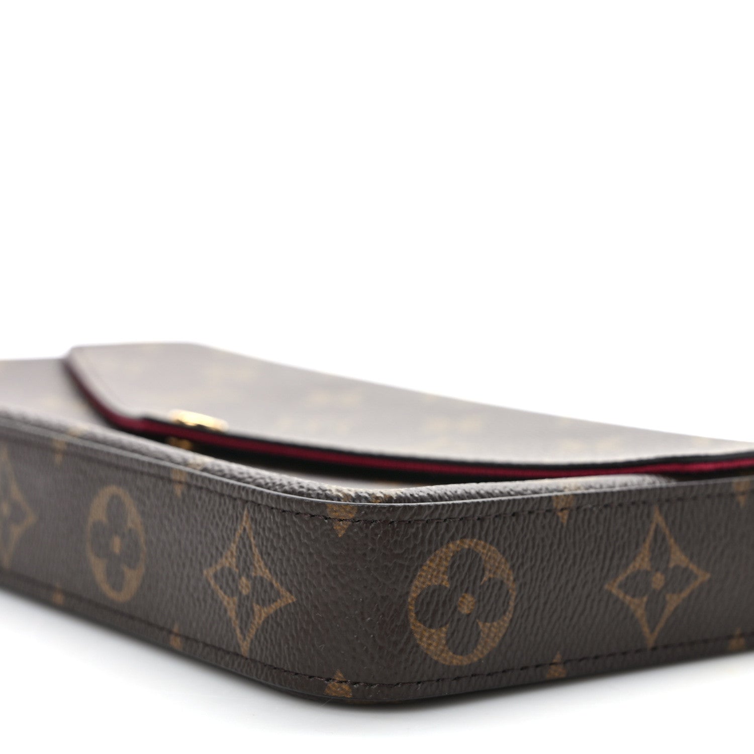 Louis Vuitton Monogram Pochette Felicie Chain Wallet Fuchsia 11 of 11