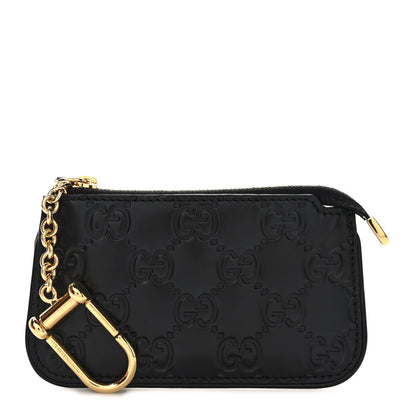 Gucci Guccissima Key Case Black 1 of 8