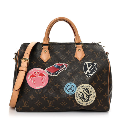 Louis Vuitton Monogram World Tour Speedy Bandouliere 30 1 of 11