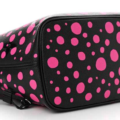 Louis Vuitton LV X YK Empreinte Infinity Dots Neverfull MM Black Fuchsia 9 of 10