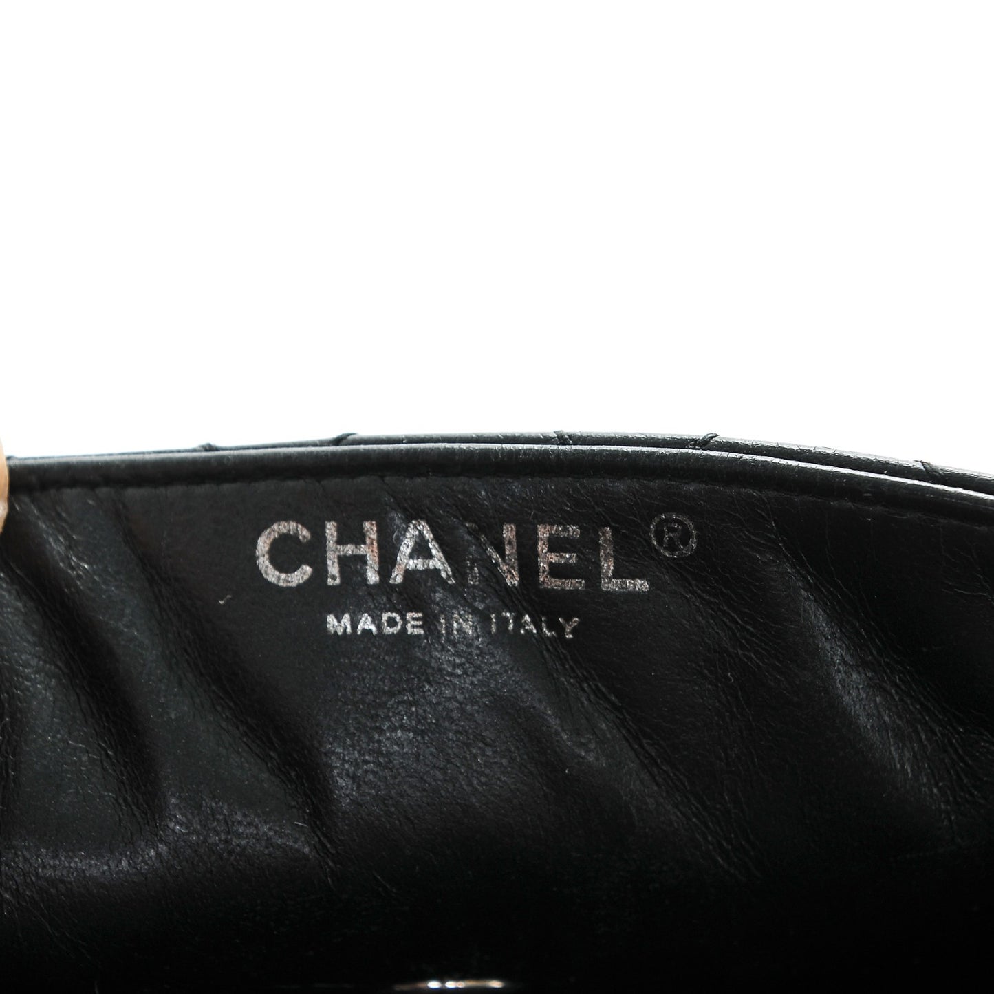 Caviar Quilted East West Flap Black