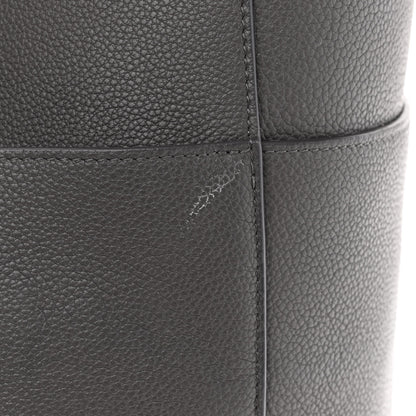 Celine Soft Grained Calfskin Sangle Bucket Bag Kohl 10 of 11