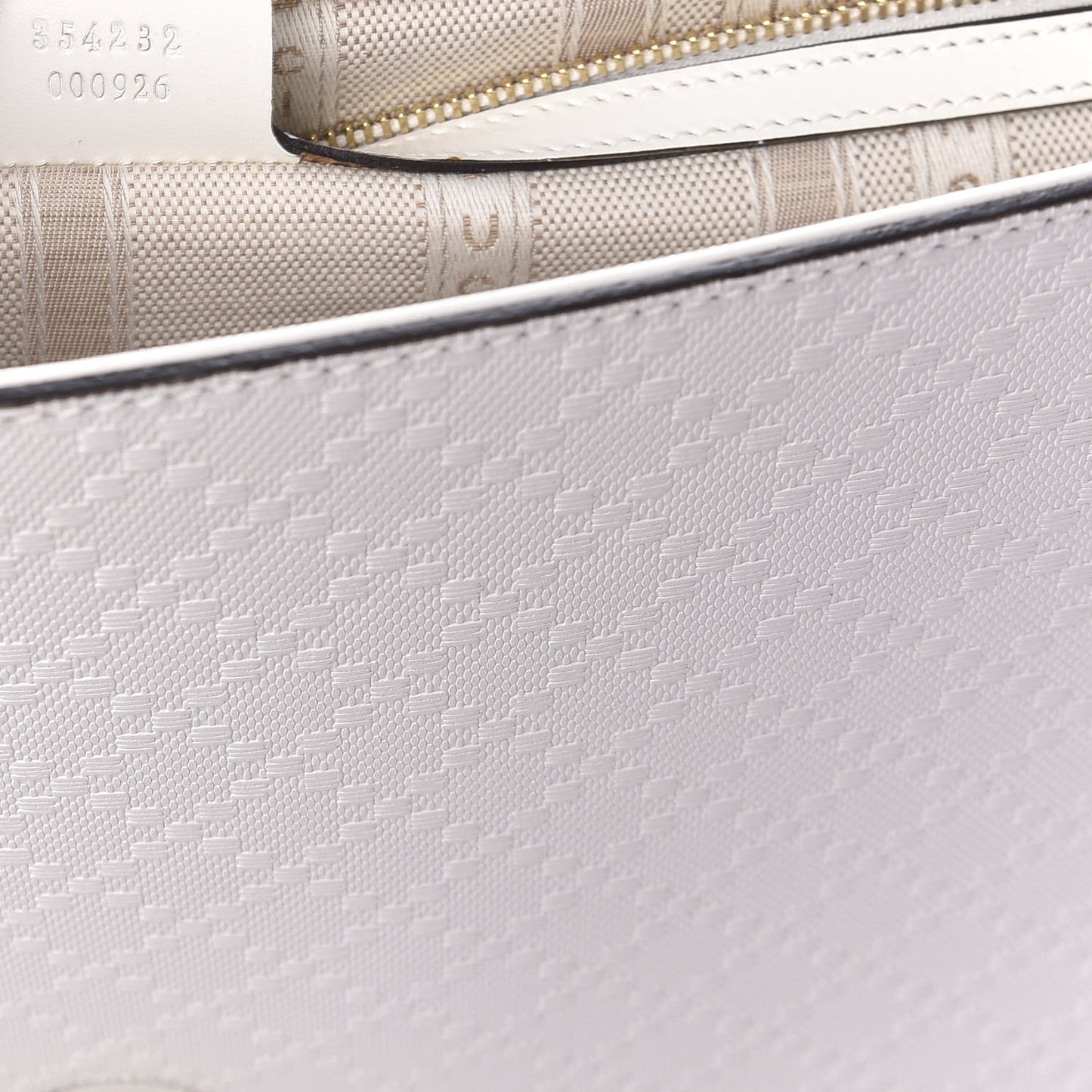 Hilary Lux Bright Diamante Clutch Great White