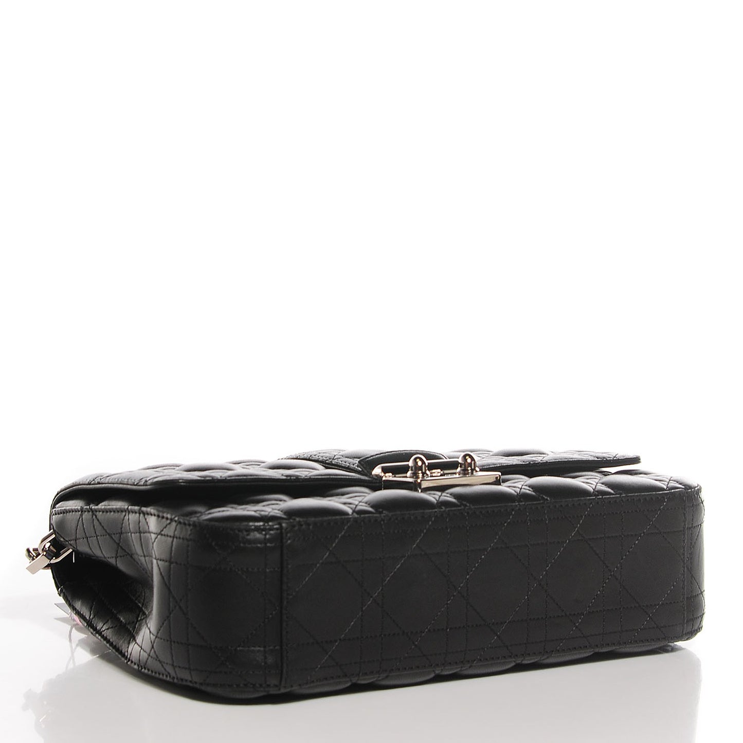 Lambskin Cannage Medium Miss Dior Flap Black