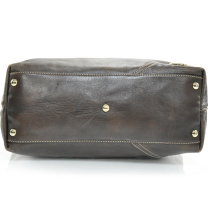 Gucci Leather New Britt Tote Brown 5 of 8