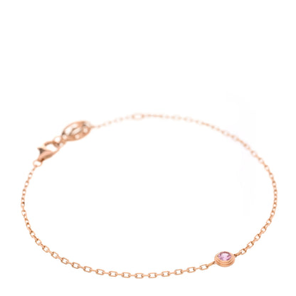 Cartier 18K Pink Gold Pink Sapphire D'Amour Bracelet 1 of 4
