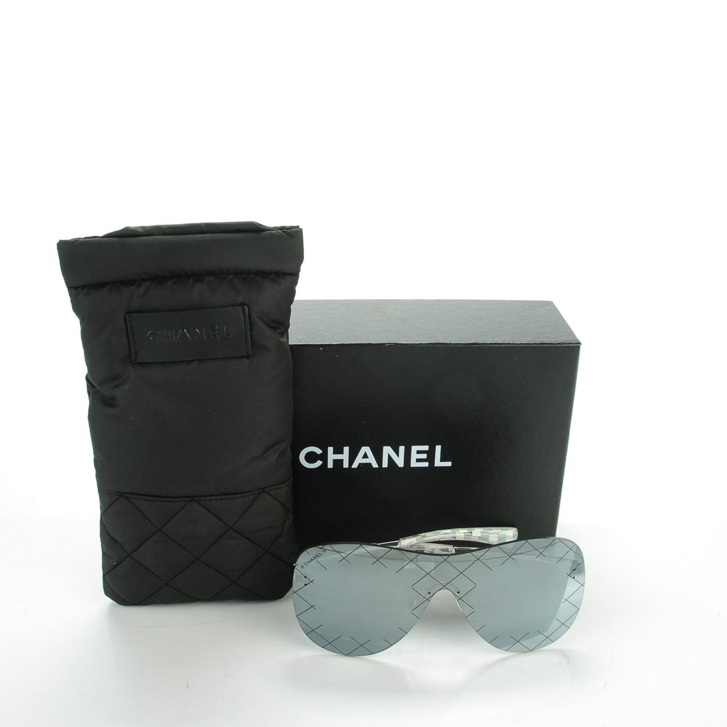 Shield Runway Sunglasses 2747 Silver Grey