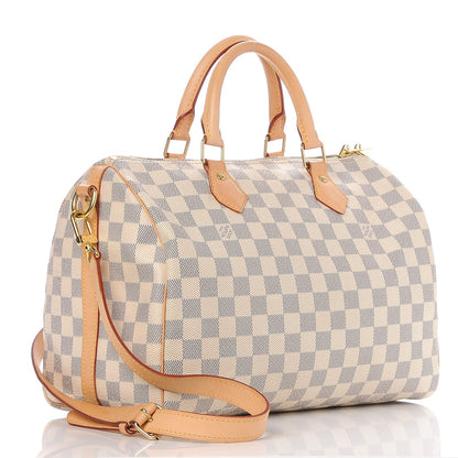 Louis Vuitton Damier Azur Speedy Bandouliere 30 4 of 10