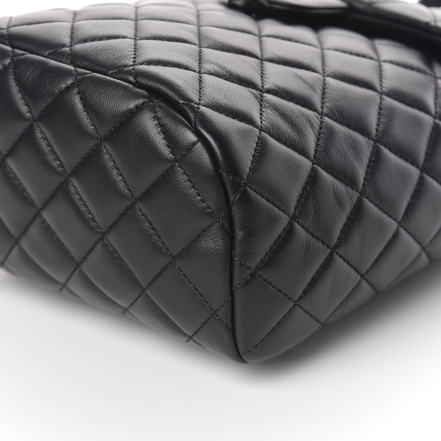 Lambskin Quilted Mini Urban Spirit Backpack Black