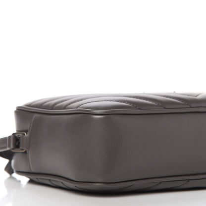 Saint Laurent Calfskin Matelasse Monogram Lou Camera Bag Asphalt 6 of 11