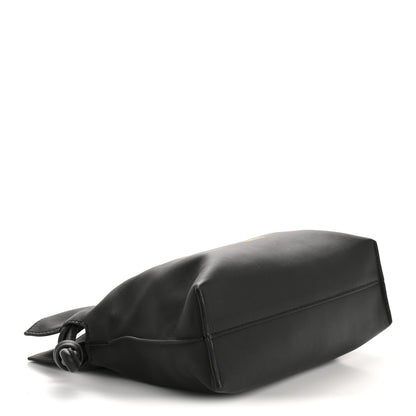 Loewe Calfskin Mini Flamenco Knot Clutch Black 4 of 11