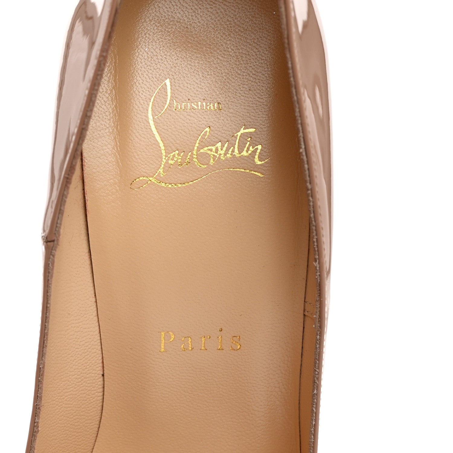 Christian Louboutin Patent So Kate 120 Pumps 37.5 Nude 7 of 9