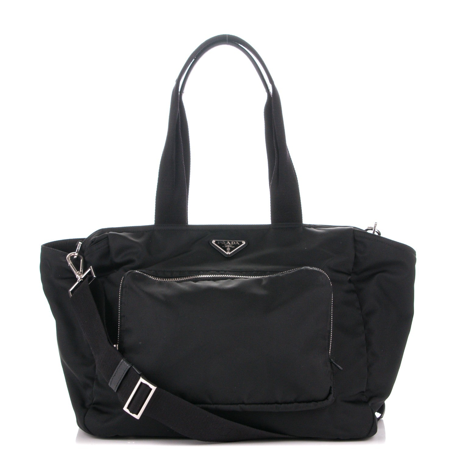 Prada Tessuto Nylon Vela Diaper Bag Black 1 of 8