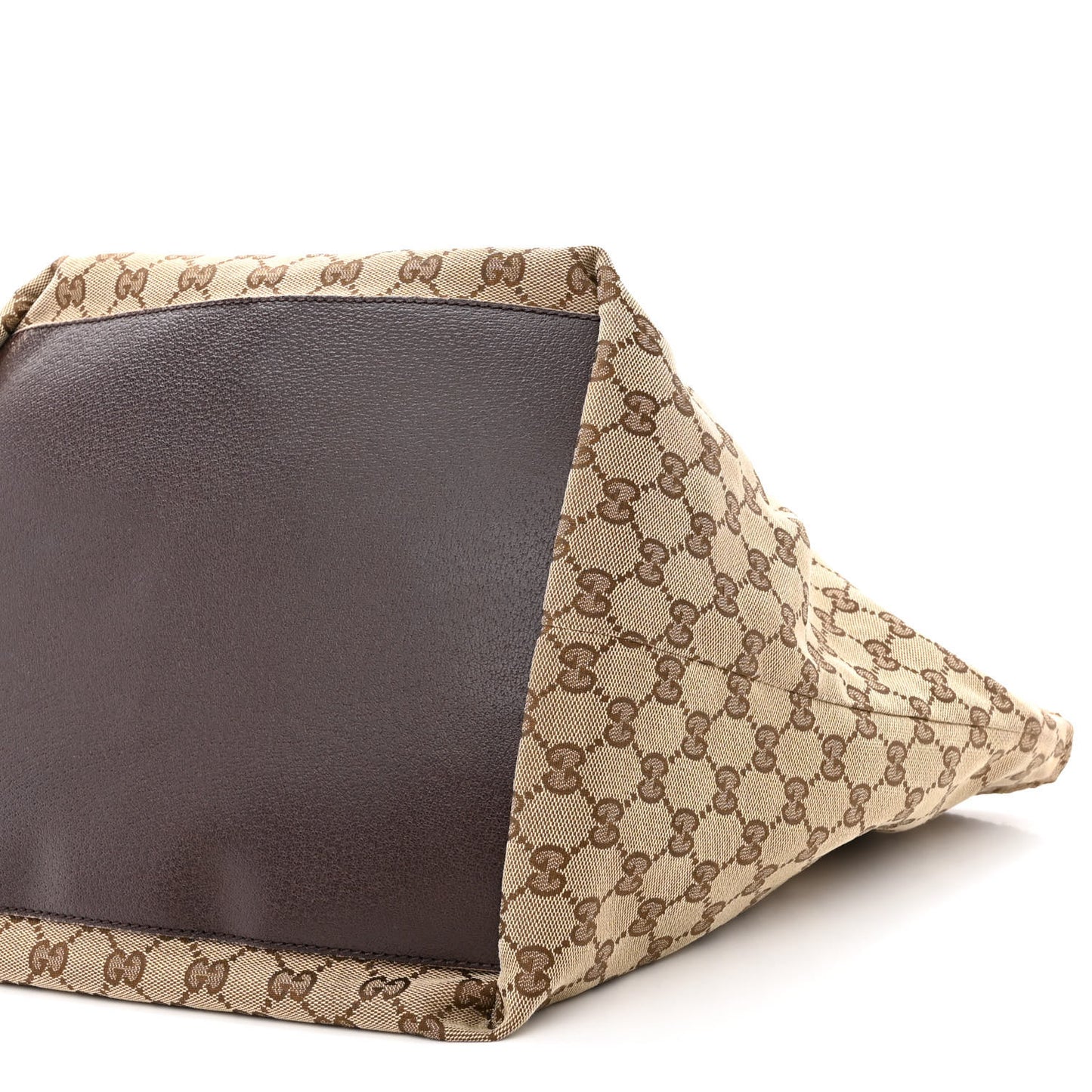 GG Monogram Large Web Handle Bucket Tote