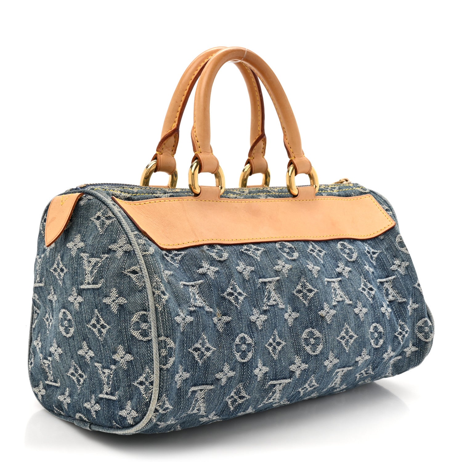 Louis Vuitton Monogram Denim Neo Speedy Blue 3 of 13
