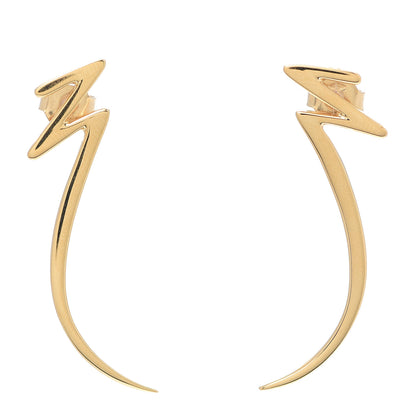 Tiffany 18K Yellow Gold Paloma Picasso Scribble Earrings 1 of 4