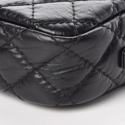 Chanel Aged Calfskin Quilted Mini Reissue Camera Case Black 9 of 10