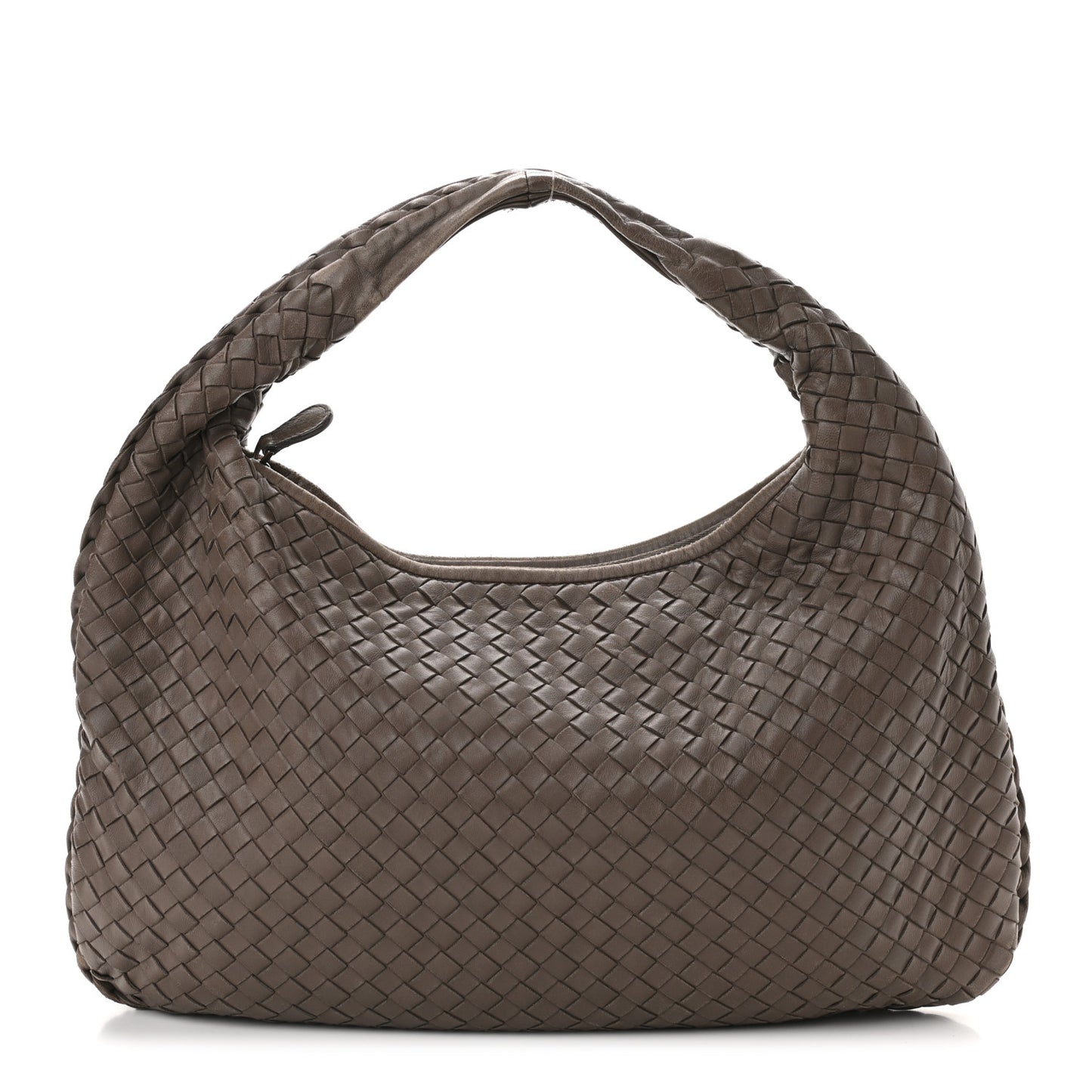 Nappa Intrecciato Medium Veneta Hobo Shadow