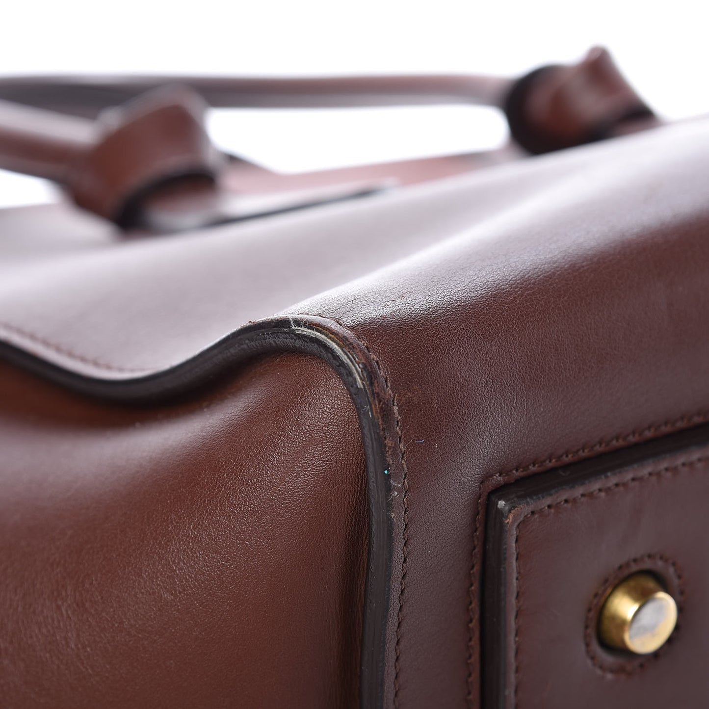Natural Calfskin Medium Tie Knot Tote Acajou