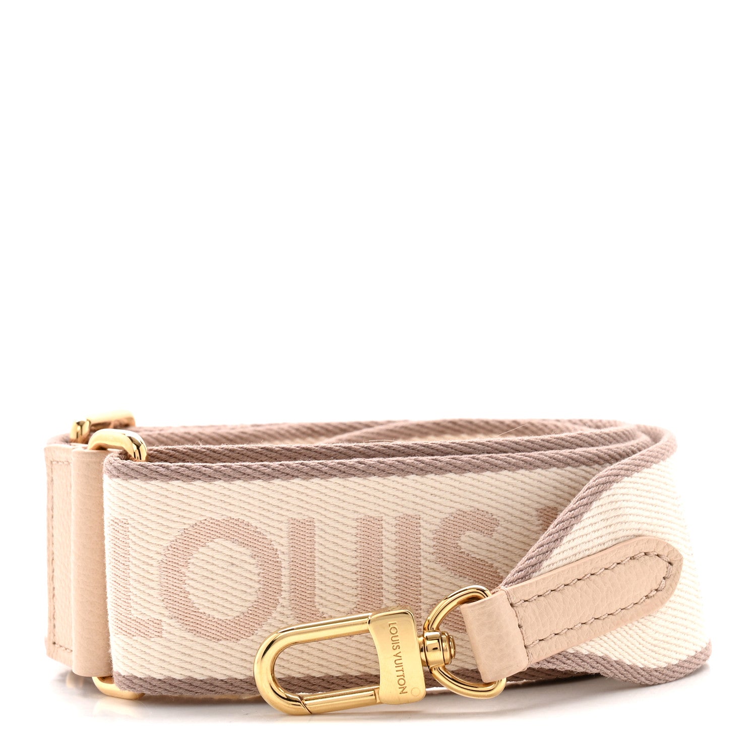 Louis Vuitton Jacquard Diane Shoulder Strap Sand 1 of 3