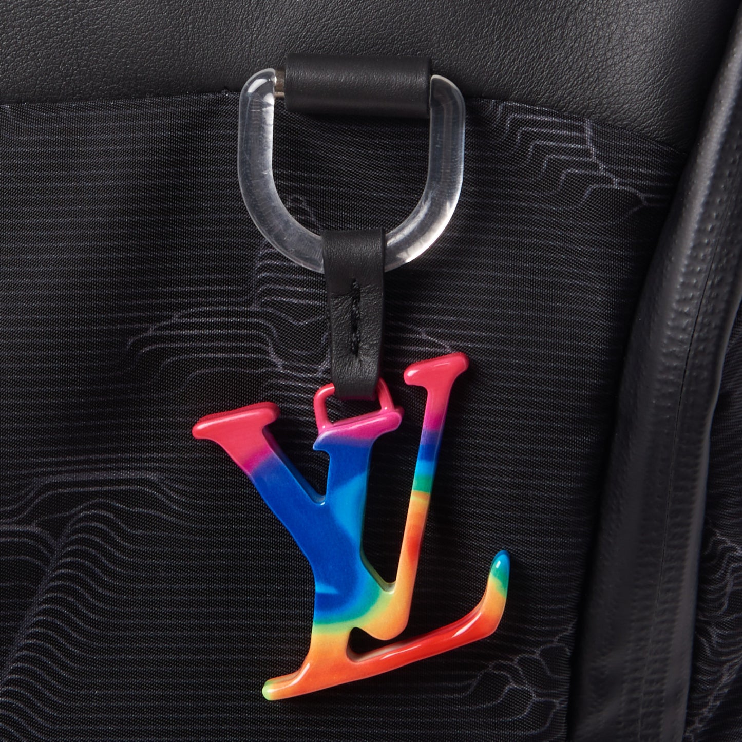 Monogram 3D 2054 Mountain Backpack Grey Black Rainbow