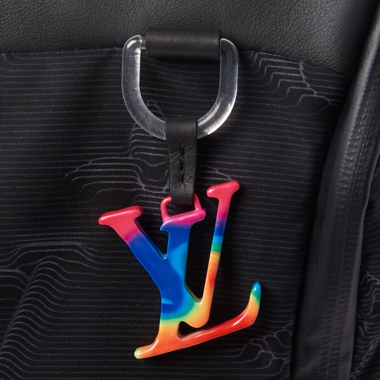 Louis Vuitton Monogram 3D 2054 Mountain Backpack Grey Black Rainbow 7 of 9