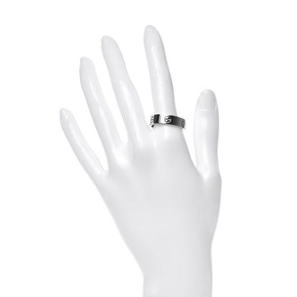 Cartier 18K White Gold 6mm LOVE Ring 62 10 2 of 4
