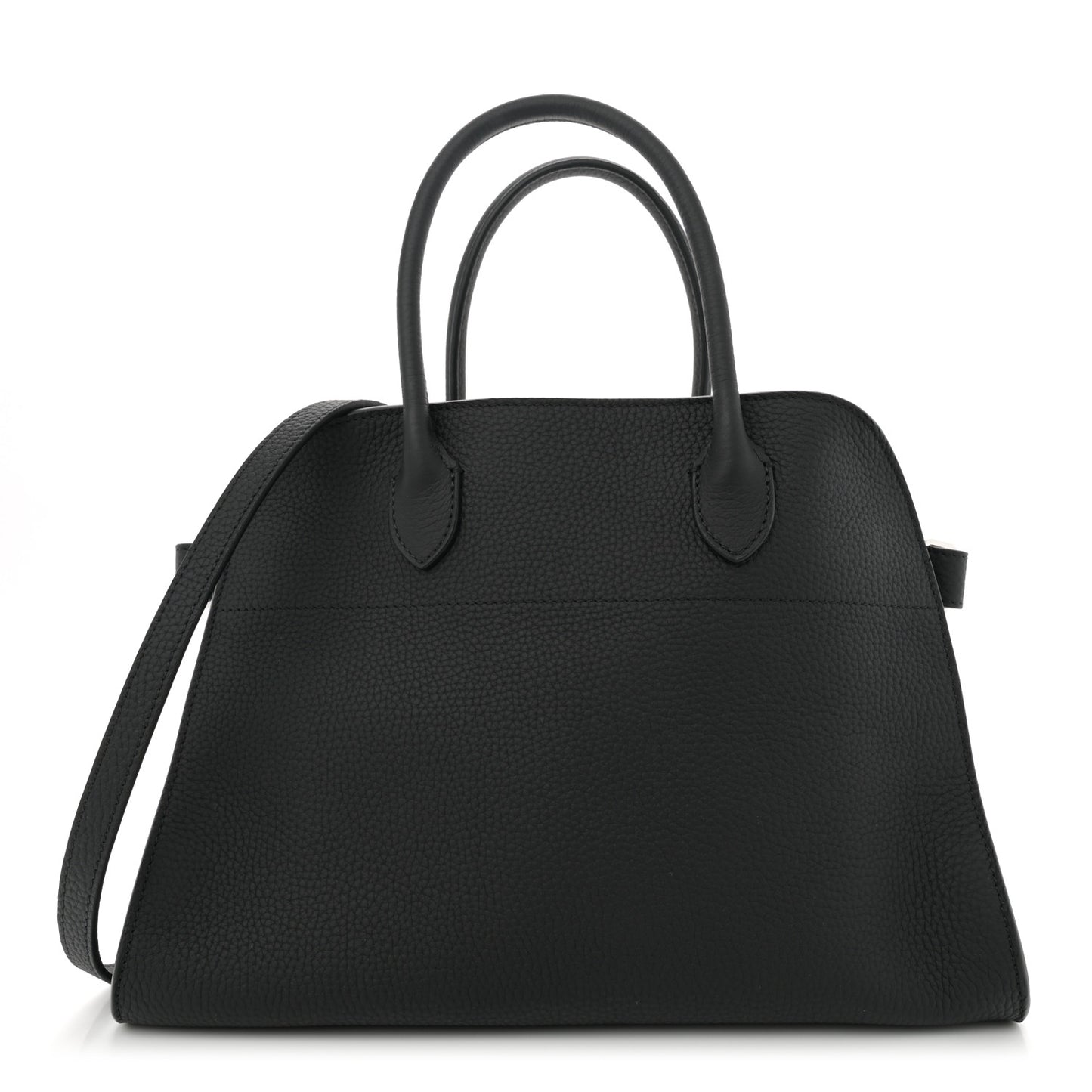 Matte Grained Calfskin Soft Margaux 12 Black