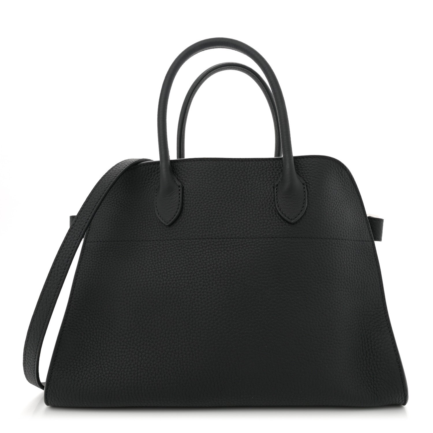 The Row Matte Grained Calfskin Soft Margaux 12 Black 1 of 9