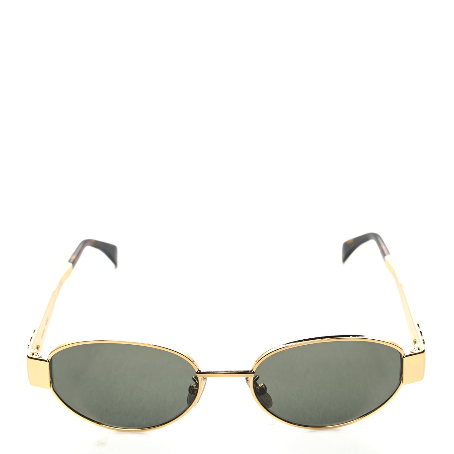 Metal Triomphe 01 Sunglasses CL40235U Gold Green