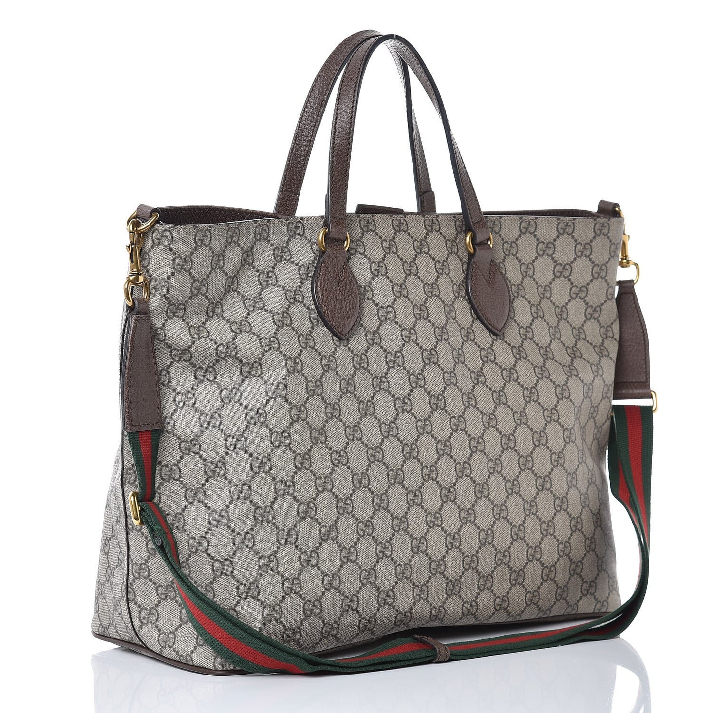 Soft GG Supreme Monogram Courrier Medium Crossbody Tote Beige New Acero