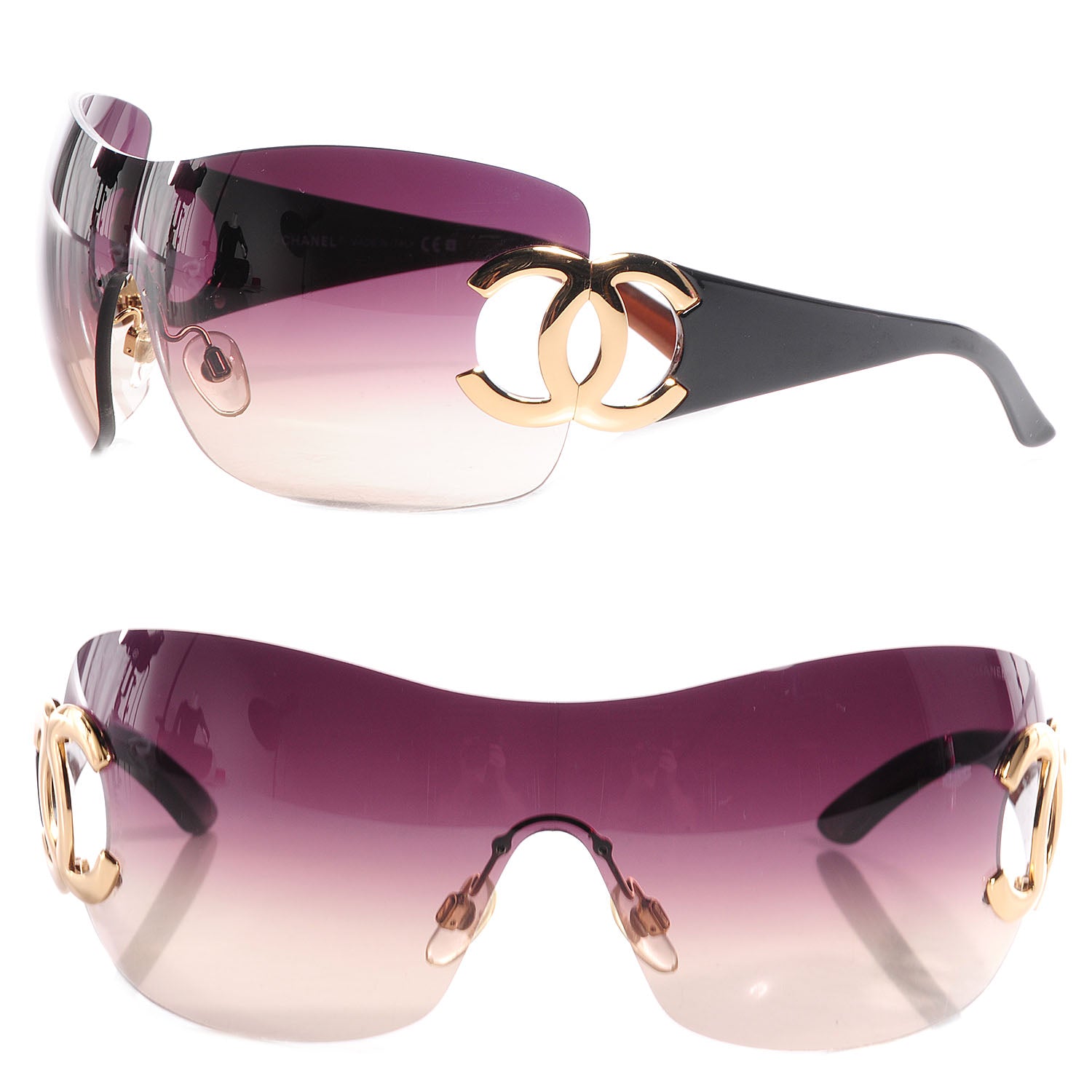 Chanel CC Sunglasses 4124 Violet 1 of 6