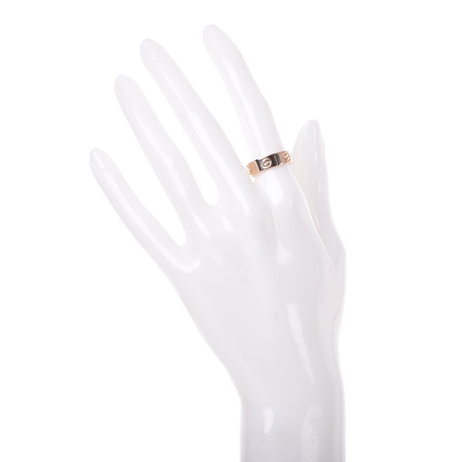 Cartier 18K Pink Gold 5.5mm LOVE Ring 53 6.25 2 of 4