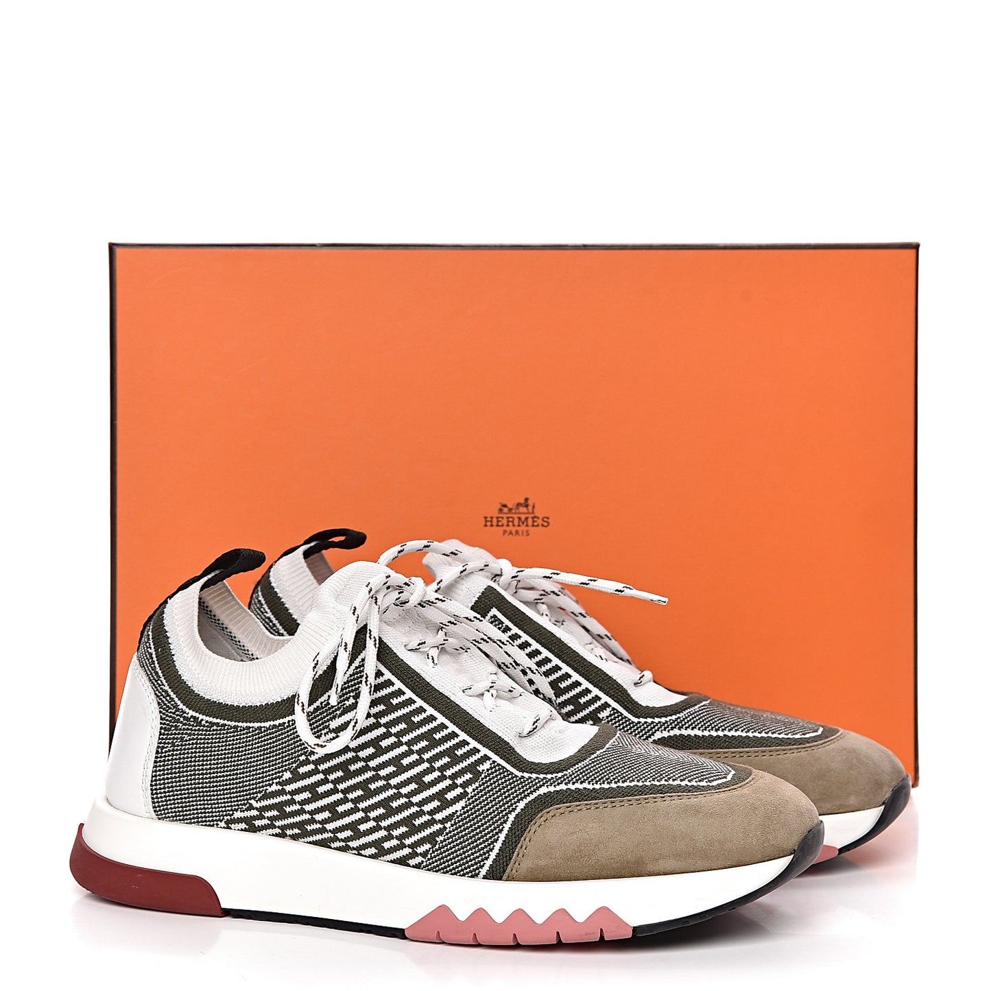 Knit Goatskin Womens Addict Sneakers 35 Vert The Imperial White