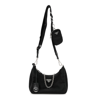 Prada Nylon Re-Edition 2005 Shoulder Bag Black 1 of 15