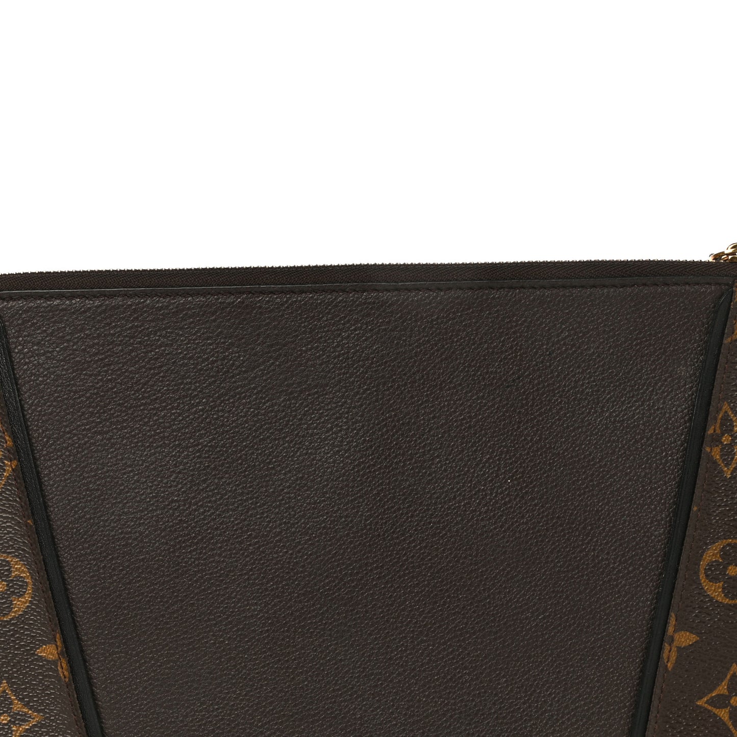 Monogram Veau Cachemire W Pochette Chocolate