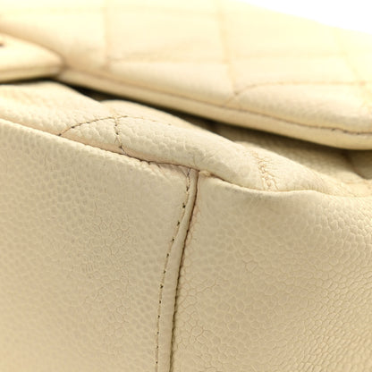 Chanel Caviar Quilted Medium Chic Quilt Flap White 10 of 11