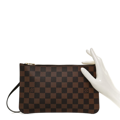 Louis Vuitton Damier Ebene Neverfull MM GM Pochette 2 of 10