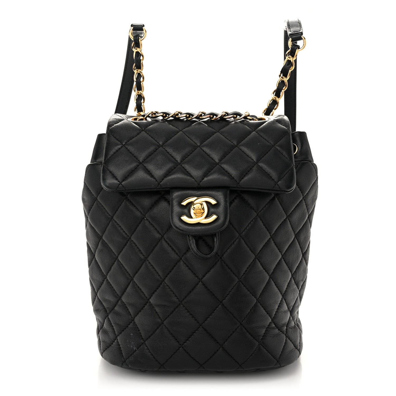 Chanel Lambskin Quilted Mini Urban Spirit Backpack Black 1 of 11