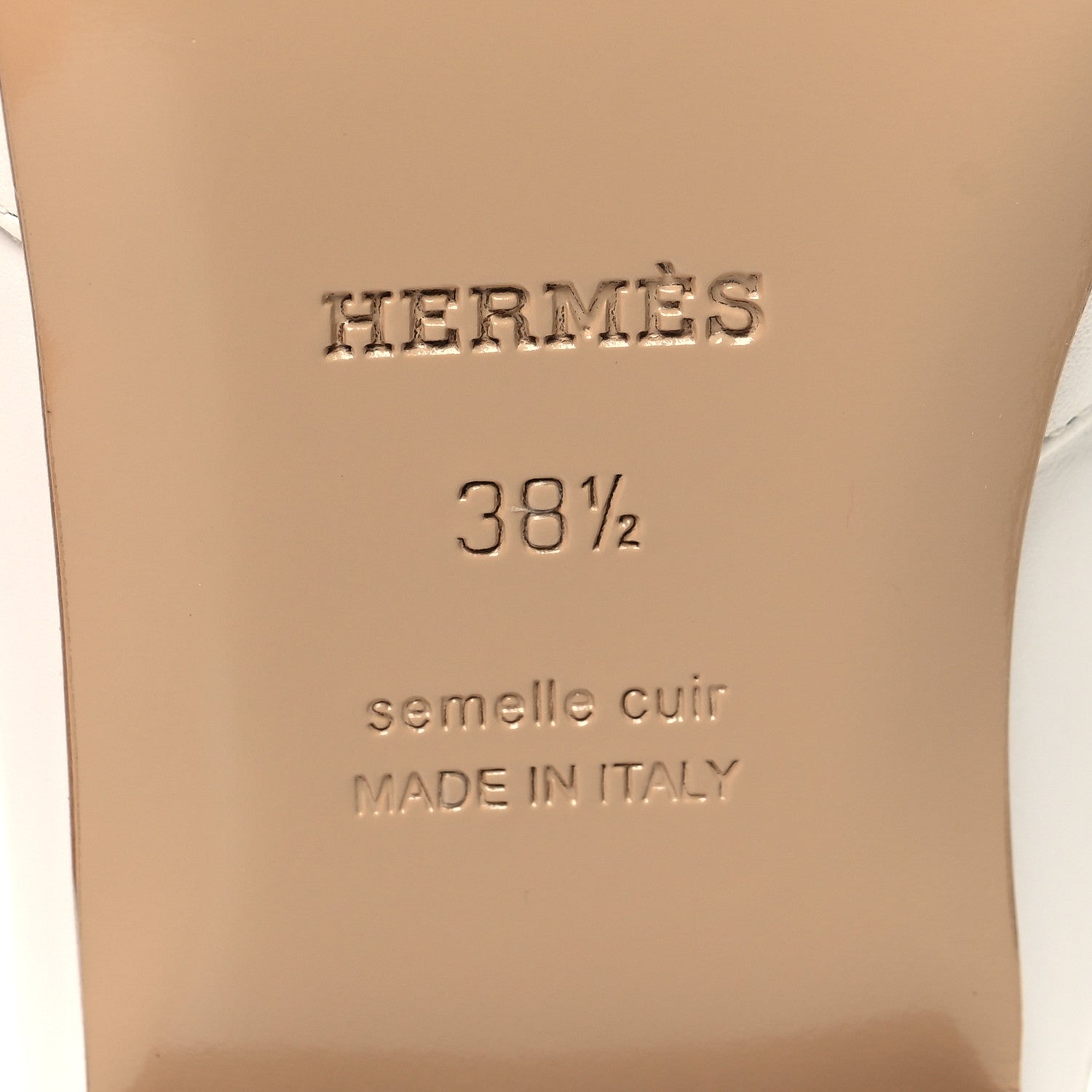 Hermes Calfskin Oz Mules 38.5 White 7 of 9
