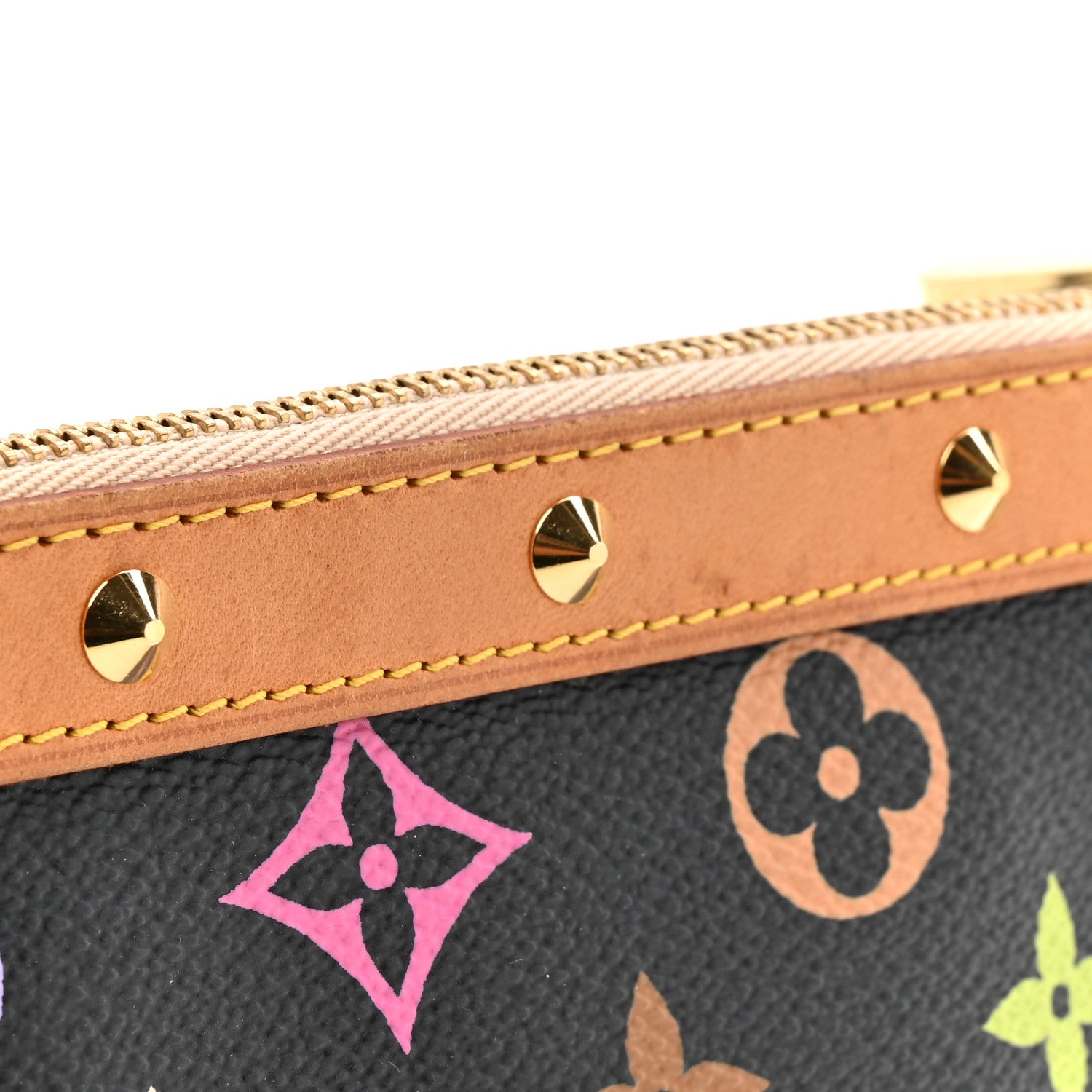 Louis Vuitton Monogram Multicolor Pochette Accessories Black 13 of 18