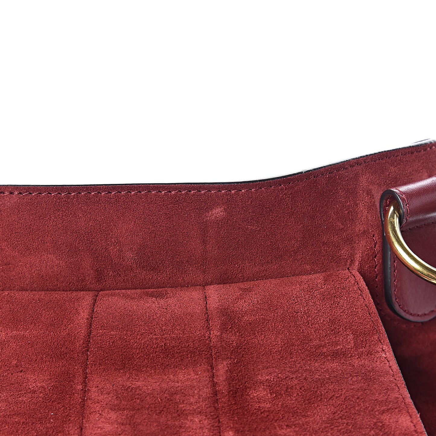 Suede Small Lexa Shoulder Bag Sienna Red