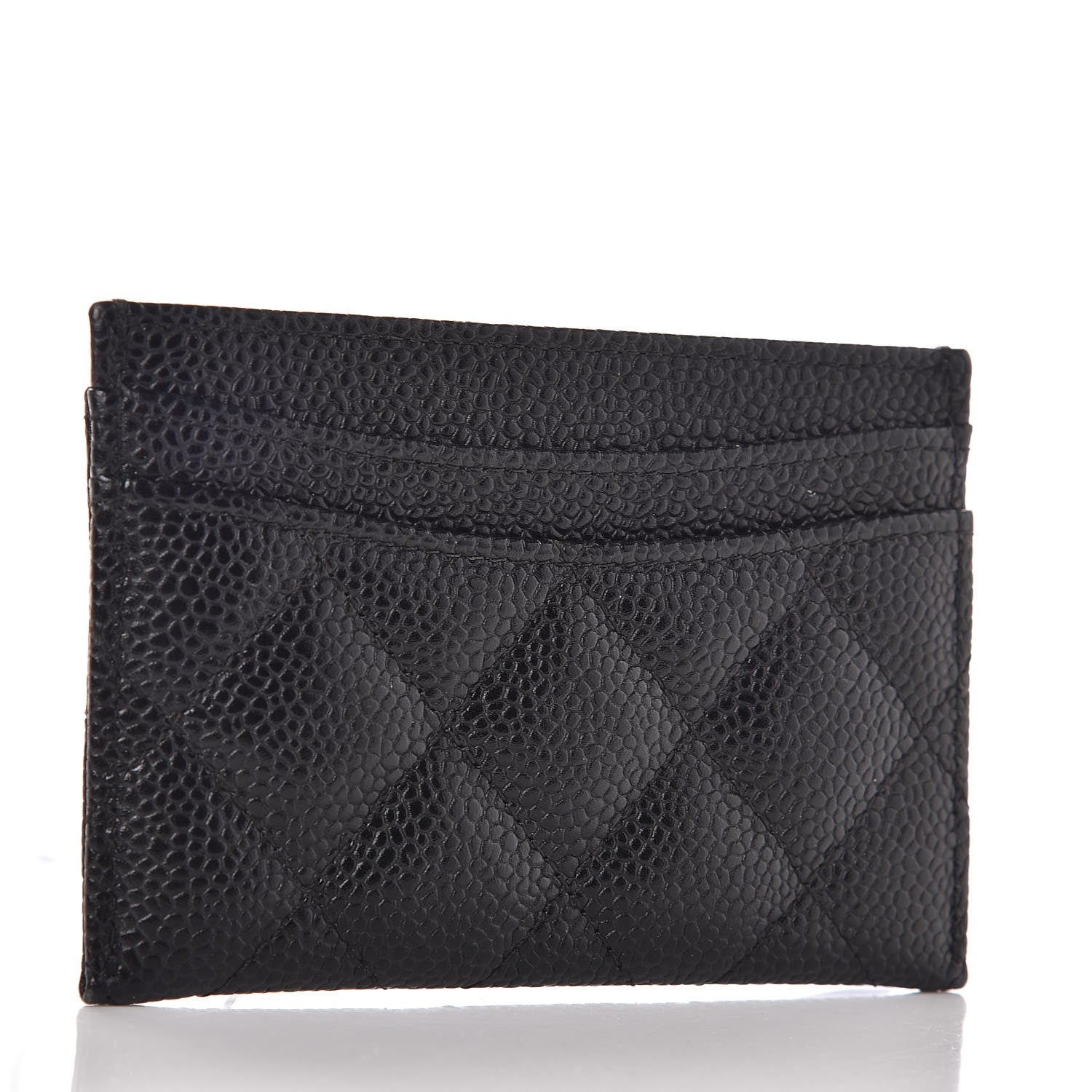 Chanel Caviar Quilted Card Holder Black 3 of 8